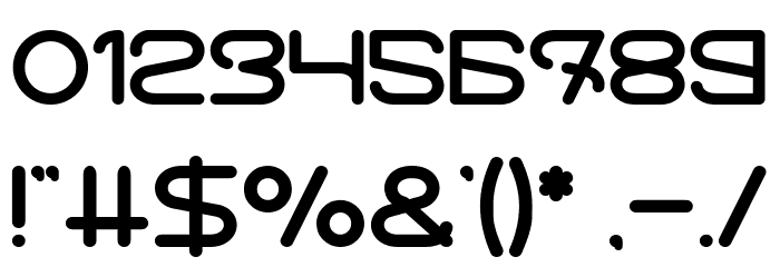 Letting The Cabble Sleep Bold Font OTHER CHARS