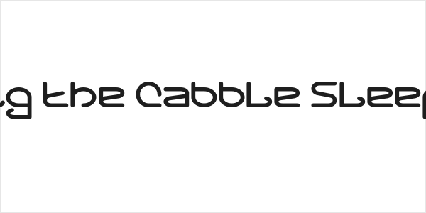 Letting The Cabble Sleep Bold Logo
