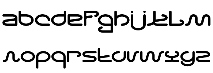 Letting The Cabble Sleep Bold Font LOWERCASE