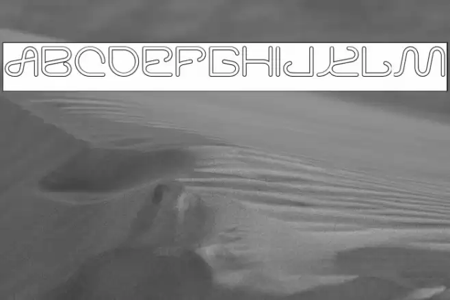 Letting The Cabble Sleep-Hollow Font examples