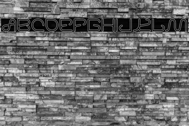 Letting The Cabble Sleep-Hollow Font examples