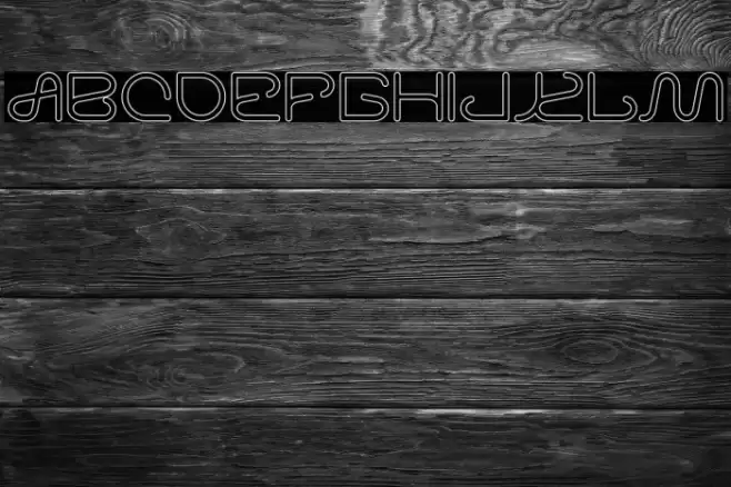 Letting The Cabble Sleep-Hollow Font examples