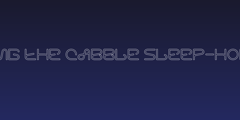 Letting The Cabble Sleep-Hollow Social Header