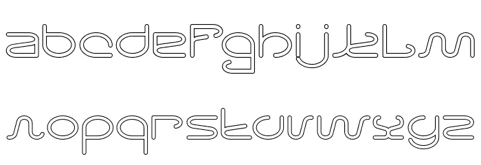 Letting The Cabble Sleep-Hollow Font LOWERCASE