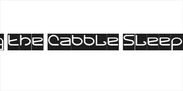 Letting The Cabble Sleep-Invers Logo