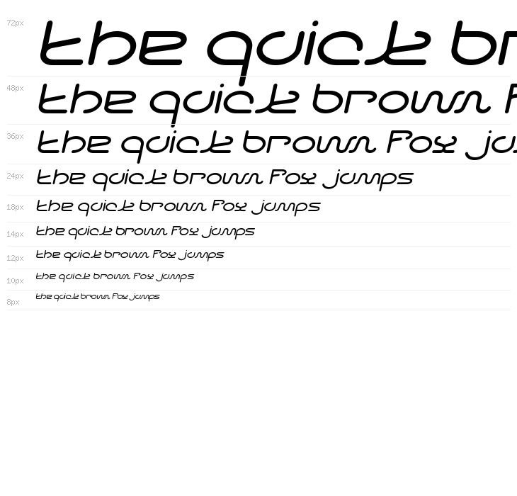 Letting The Cabble Sleep Italic Waterfall