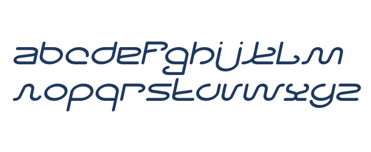 Letting The Cabble Sleep Italic Lowercase