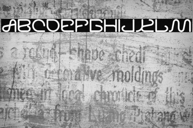 Letting The Cabble Sleep Font examples