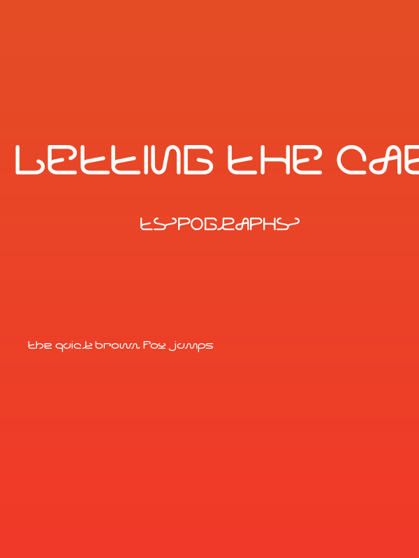 Letting The Cabble Sleep Poster