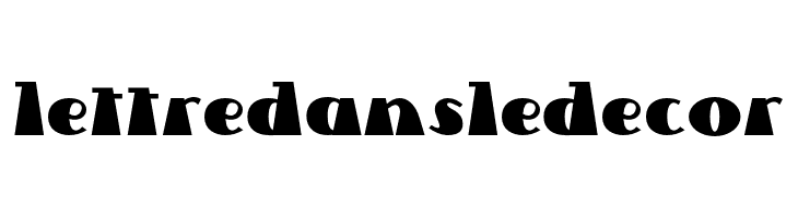 Lettre Dans Le Decor  Free Fonts Download