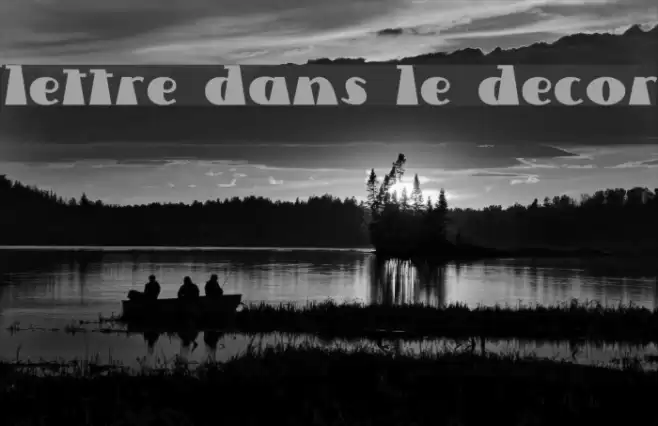 Lettre Dans Le Decor フォント examples