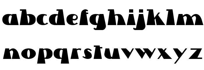 Lettre Dans Le Decor Font LOWERCASE