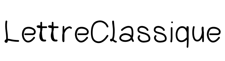 LettreClassique  フリーフォントのダウンロード