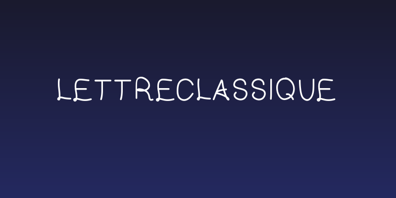 LettreClassique Social Header