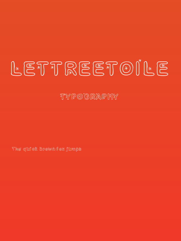 Lettreetoile Poster