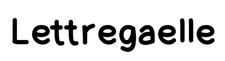 Lettregaelle  font caratteri gratis