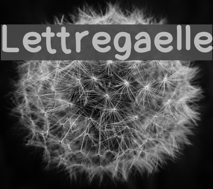 Lettregaelle Font examples