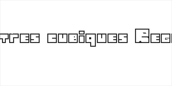 Lettres cubiques Regular Logo