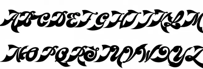 Lettro Font UPPERCASE