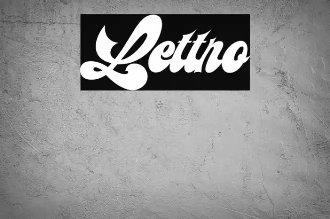 Lettro Font examples