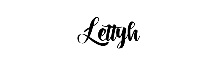 Lettyh  Descarca Fonturi Gratis
