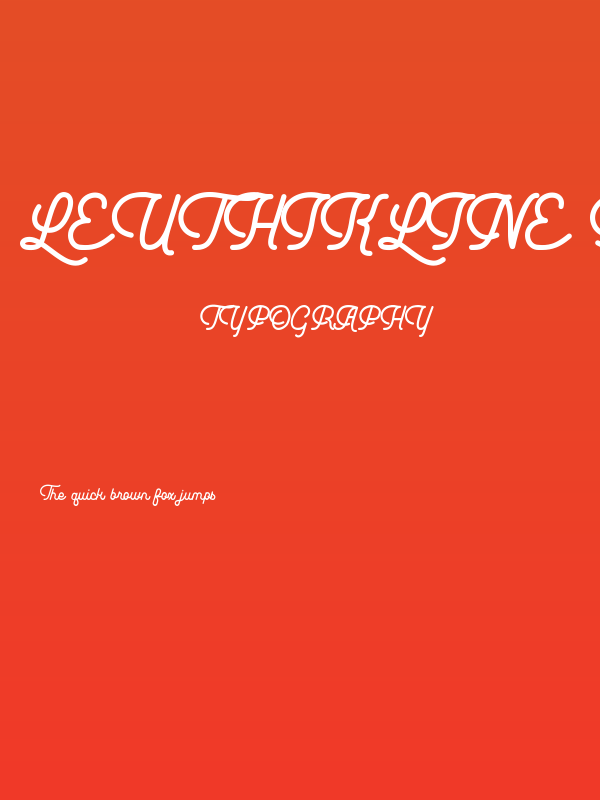 Leuthikline Demo Poster