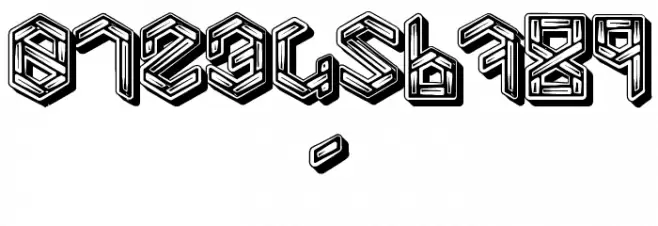 Level 01 Shadow Font OTHER CHARS
