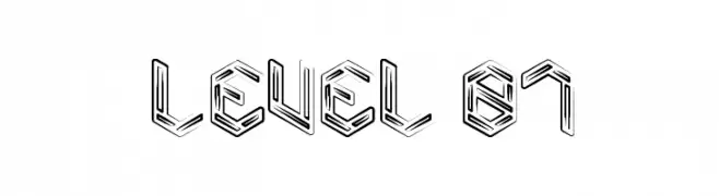Level 01  フリーフォントのダウンロード