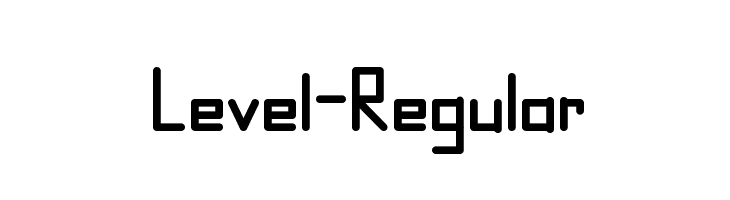 Level-Regular  font caratteri gratis