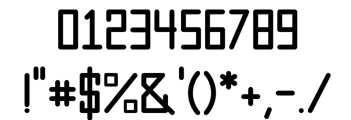 Level-Regular Font OTHER CHARS