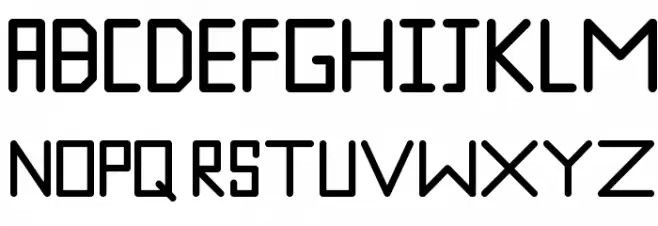 Level-Regular Schriftart Groß