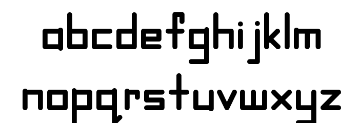Level-Regular Font LOWERCASE