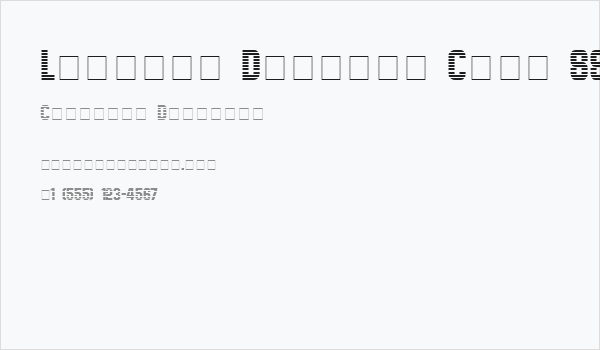 Levelor Display Caps SSi Business Card