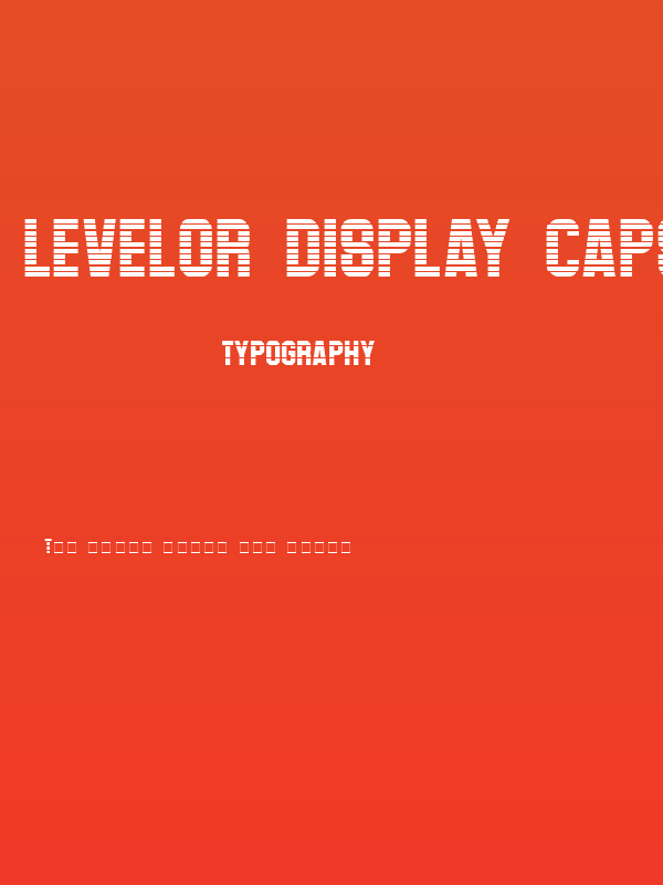 Levelor Display Caps SSi Poster