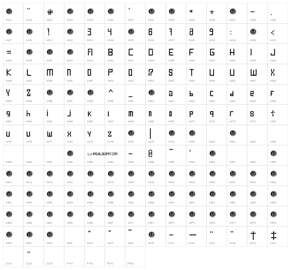 Leven - LJ-Design Studios Grunge Character Map