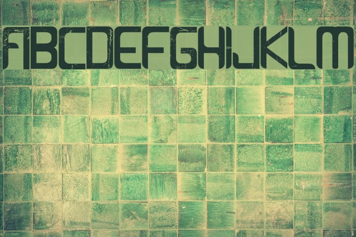 Leven - LJ-Design Studios Grunge Font examples