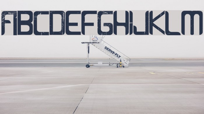 Leven - LJ-Design Studios Grunge Font examples