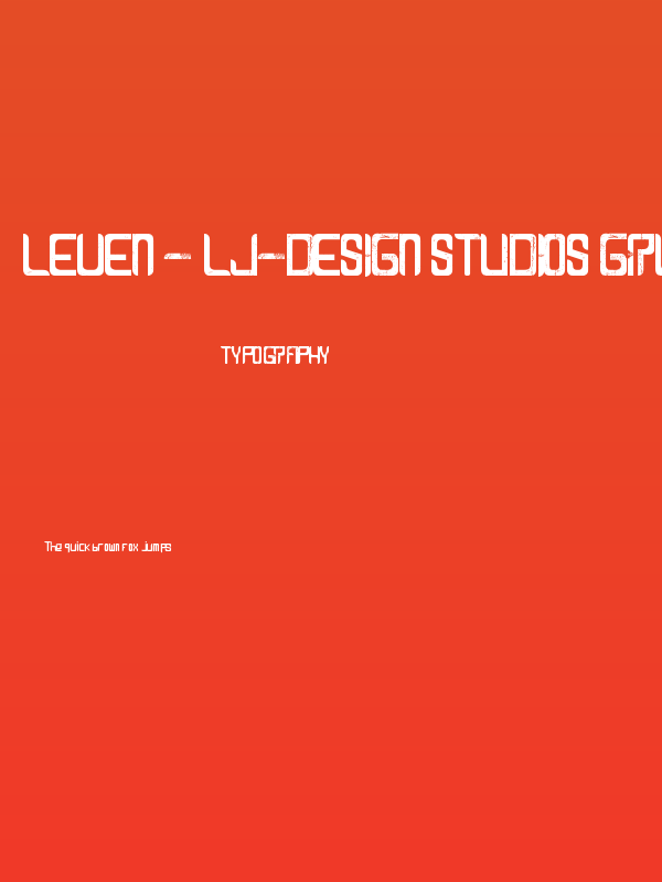 Leven - LJ-Design Studios Grunge Poster
