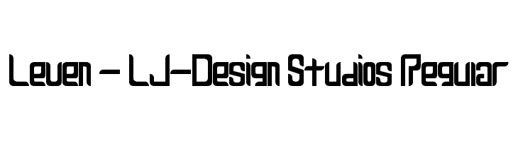 Leven - LJ-Design Studios Regular  Fuentes Gratis Descargar