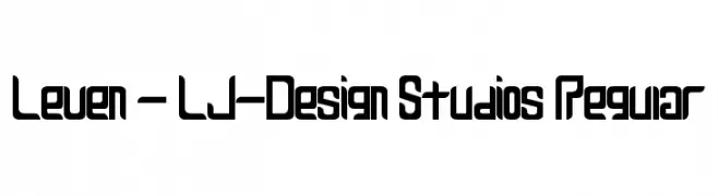 Leven - LJ-Design Studios Regular  Fuentes Gratis Descargar