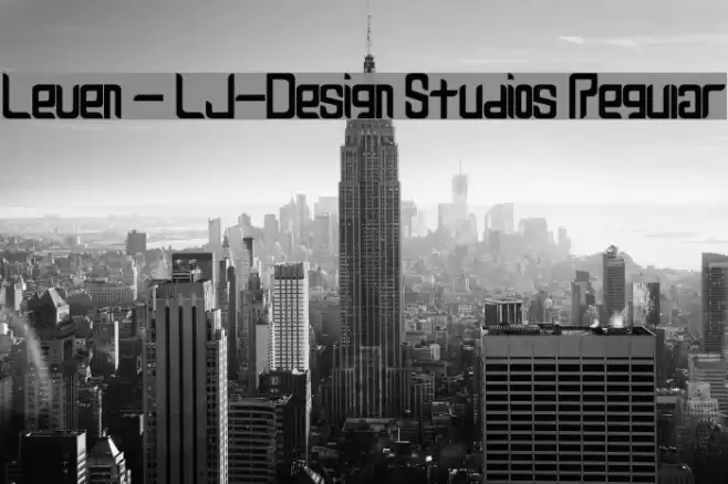 Leven - LJ-Design Studios Regular Font examples