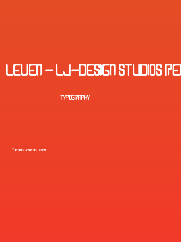 Leven - LJ-Design Studios Regular Poster