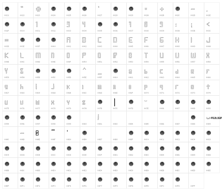 Leven - LJ-Design Studios Traze Character Map