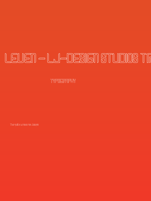 Leven - LJ-Design Studios Traze Poster