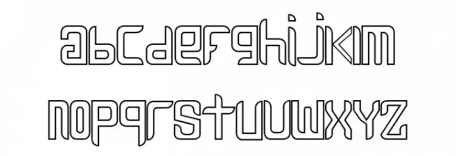 Leven - LJ-Design Studios Traze Font LOWERCASE