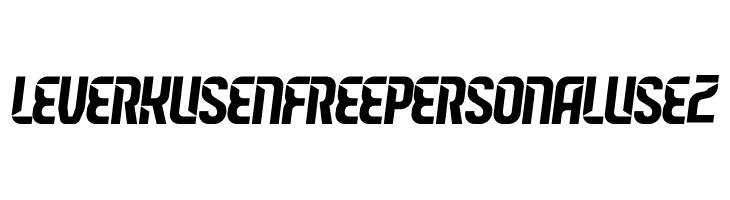Leverkusen Free Personal Use 2  Descarca Fonturi Gratis