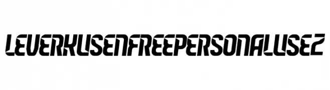 Leverkusen Free Personal Use 2  Fuentes Gratis Descargar