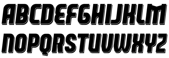 Leverkusen Free Personal Use 3 Caratteri MAIUSCOLE