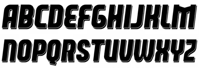 Leverkusen Free Personal Use 3 Font Litere mici