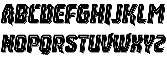 Leverkusen Free Personal Use 5 Caratteri MAIUSCOLE